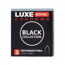 Презервативы LUXE ROYAL BLACK COLLECTION, 3 ШТ, модель 1793