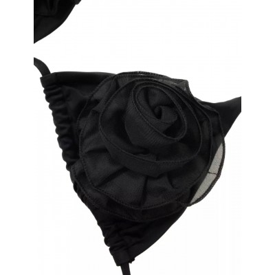 Купальник "Роза" (черный), модель 22562