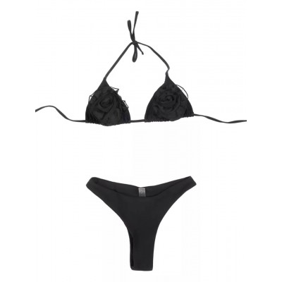 Купальник "Роза" (черный), модель 22562